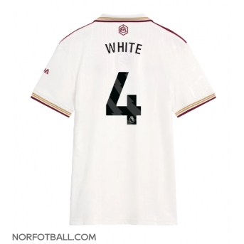 Billige Fotballdrakt Arsenal Ben White #4 Replika Tredjedrakt Dame 2025-26 Kortermet